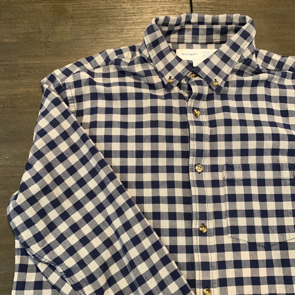 Old Navy Checkered Dress Shirt